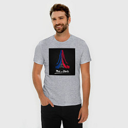 Футболка slim-fit Pray for Paris, цвет: меланж — фото 2