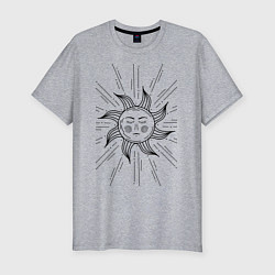 Футболка slim-fit Baroque Sun, цвет: меланж