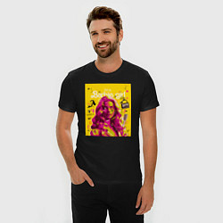 Футболка slim-fit Barbie girl, цвет: черный — фото 2