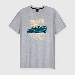 Футболка slim-fit Mercedes-Benz 190E Summer, цвет: меланж