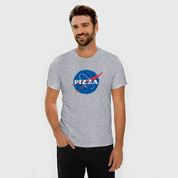 Футболка slim-fit Pizza x NASA, цвет: меланж — фото 2