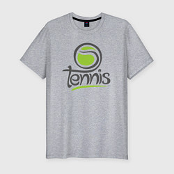 Футболка slim-fit Tennis ball, цвет: меланж