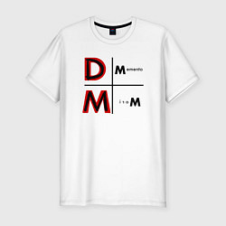 Футболка slim-fit Depeche Mode - Memento Mori Logo, цвет: белый