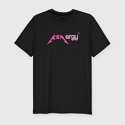 Футболка slim-fit Kenergy - metallica and barbie style, цвет: черный