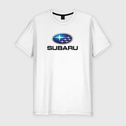 Футболка slim-fit Subaru sport auto, цвет: белый