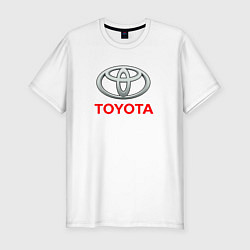 Мужская slim-футболка Toyota sport auto brend