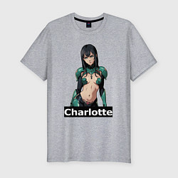 Мужская slim-футболка Charlotte