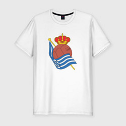 Футболка slim-fit Real Sociedad fc club, цвет: белый