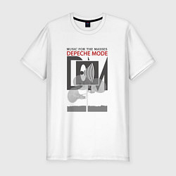 Футболка slim-fit Depeche Mode - Music For The Masses Bongs, цвет: белый