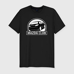 Футболка slim-fit Mazda club, цвет: черный