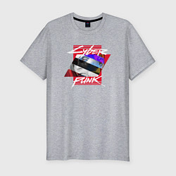 Футболка slim-fit Cyberpunk 2077 Phantom Liberty, цвет: меланж