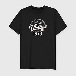 Футболка slim-fit 1973 год - выдержанный до совершенства, цвет: черный