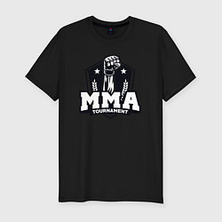 Мужская slim-футболка Турнир MMA