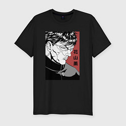 Футболка slim-fit Ханаяма, цвет: черный