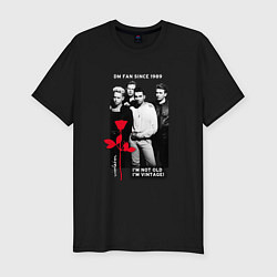 Футболка slim-fit Depeche Mode - Im vintage rose, цвет: черный