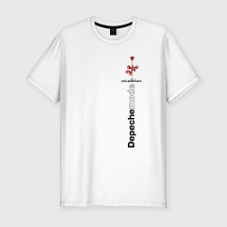 Футболка slim-fit Depeche Mode - Роза Violator, цвет: белый