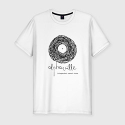 Футболка slim-fit Alphaville - Vinyl independent label, цвет: белый