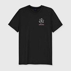 Мужская slim-футболка Ядерный физтех