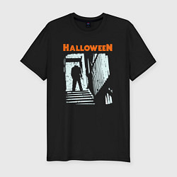 Футболка slim-fit Halloween day, цвет: черный