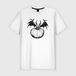 Футболка slim-fit Halloween from napalm 696, цвет: белый