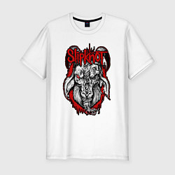 Мужская slim-футболка Slipknot - rotten goat