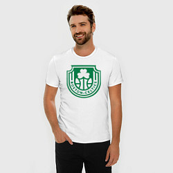 Футболка slim-fit Boston Celtics team, цвет: белый — фото 2