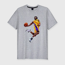 Футболка slim-fit Kobe Bryant dunk, цвет: меланж