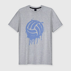 Футболка slim-fit Ink volleyball, цвет: меланж