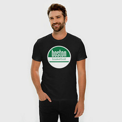 Футболка slim-fit Boston basket, цвет: черный — фото 2