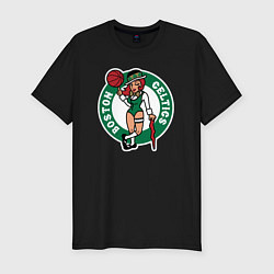 Футболка slim-fit Boston Celtics girl, цвет: черный