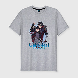 Мужская slim-футболка Ризли крио