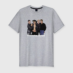 Футболка slim-fit Depeche Mode - Retro style, цвет: меланж