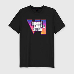 Футболка slim-fit Grand theft auto VI, цвет: черный