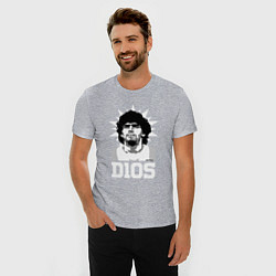 Футболка slim-fit Dios Diego Maradona, цвет: меланж — фото 2