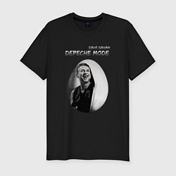 Футболка slim-fit Depeche Mode - Dave Gahan egg, цвет: черный