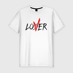 Футболка slim-fit Loser lover, цвет: белый