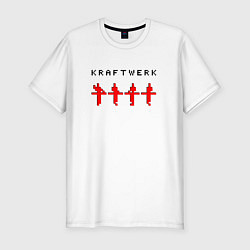 Мужская slim-футболка Kraftwerk - three d