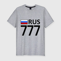 Футболка slim-fit RUS 777, цвет: меланж