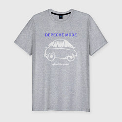 Футболка slim-fit Depeche Mode - Behind the wheel, цвет: меланж