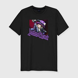 Мужская slim-футболка Rob Halford - Judas Priest