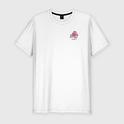 Мужская slim-футболка Беларусь орнамент