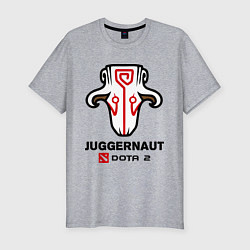 Футболка slim-fit Juggernaut Dota 2, цвет: меланж