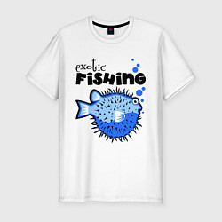 Мужская slim-футболка Exotic Fishing
