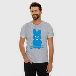 Футболка slim-fit Blue bunny, цвет: меланж — фото 2