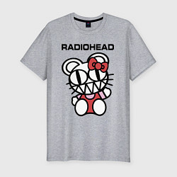 Футболка slim-fit Radiohead toy, цвет: меланж