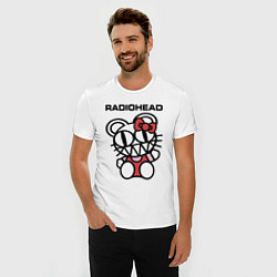 Футболка slim-fit Radiohead toy, цвет: белый — фото 2