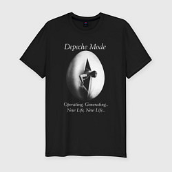 Футболка slim-fit Depeche Mode - New Life, цвет: черный