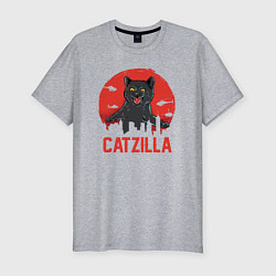 Футболка slim-fit Catzilla, цвет: меланж