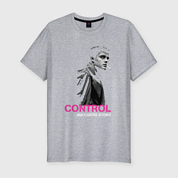 Футболка slim-fit Joy Division - Control film, цвет: меланж