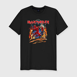 Футболка slim-fit Iron Maiden Run To The Hils, цвет: черный